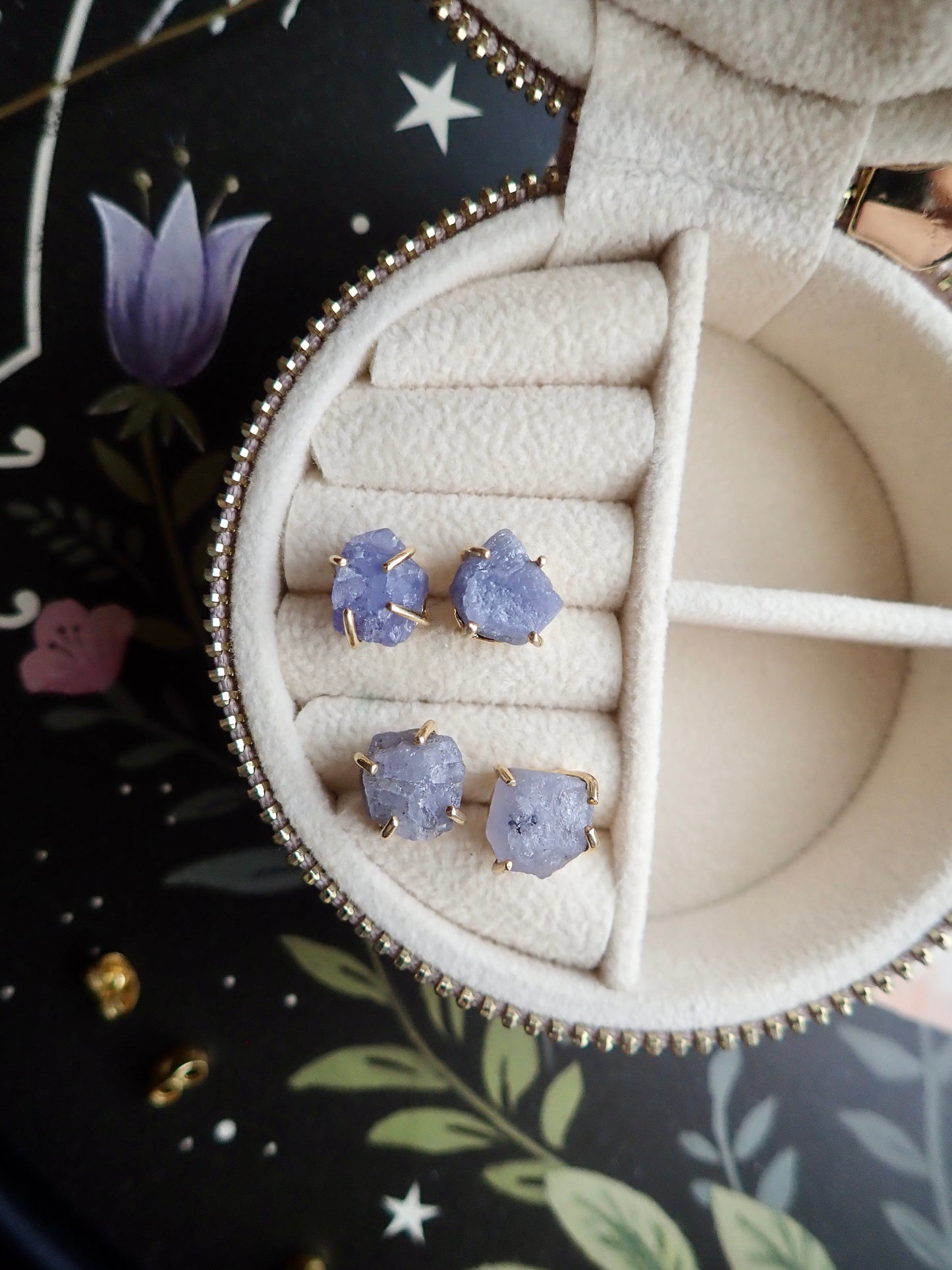 Tallulah Tanzanite Stud Earrings