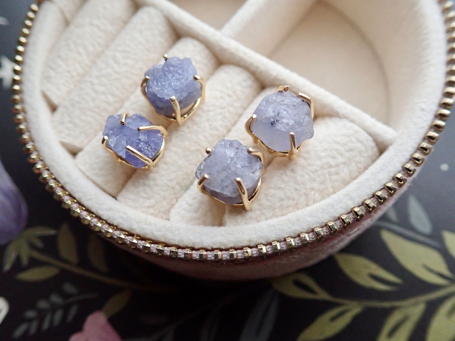 Tallulah Tanzanite Stud Earrings