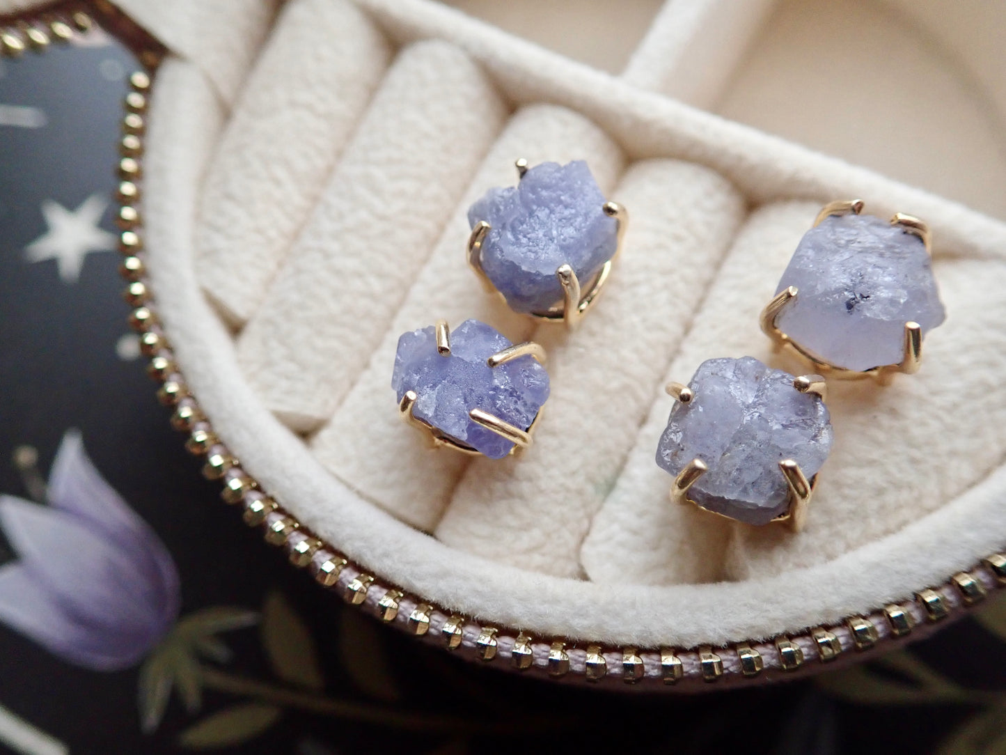 Tallulah Tanzanite Stud Earrings