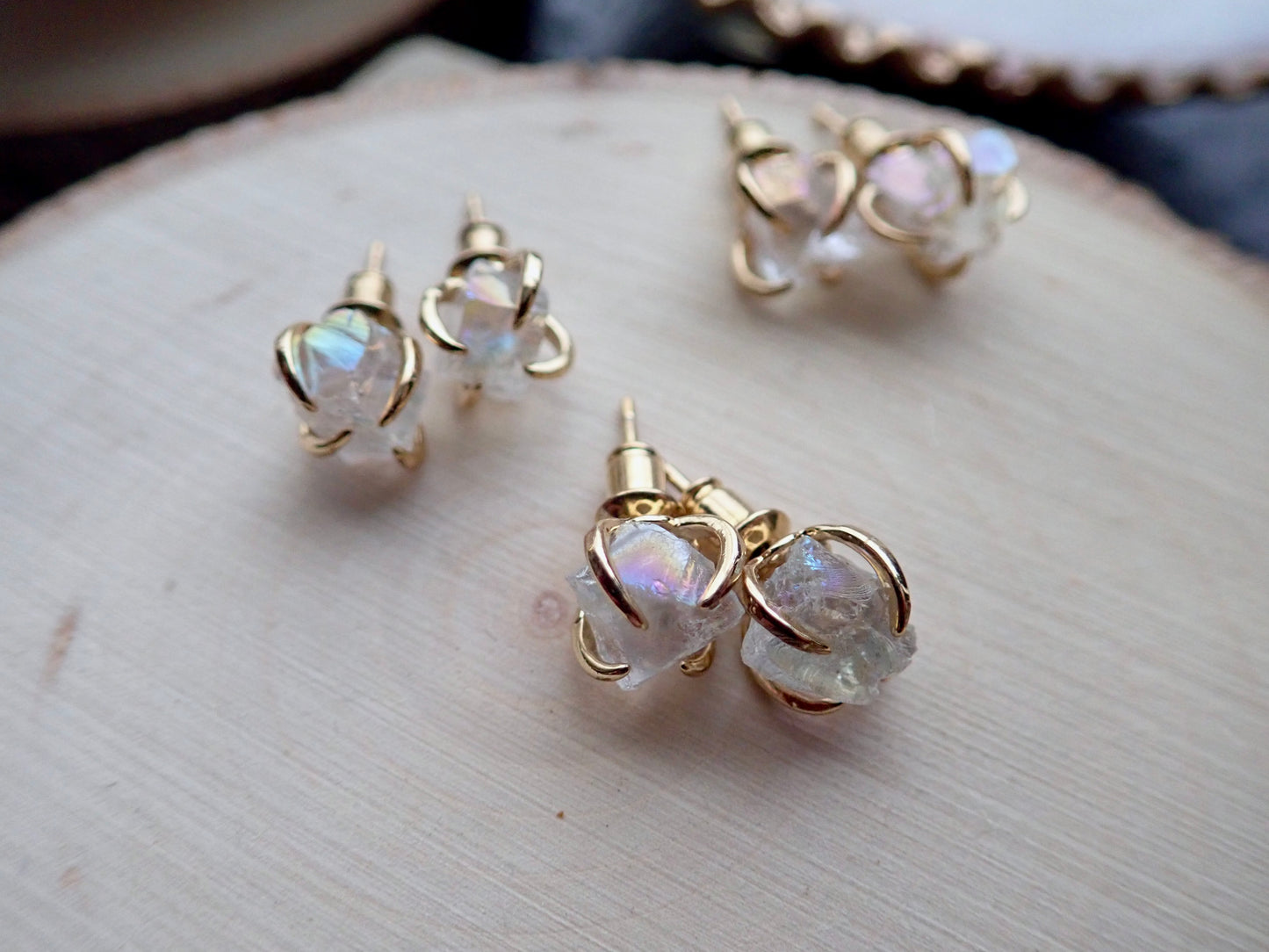 Angel Aura Stud Earrings