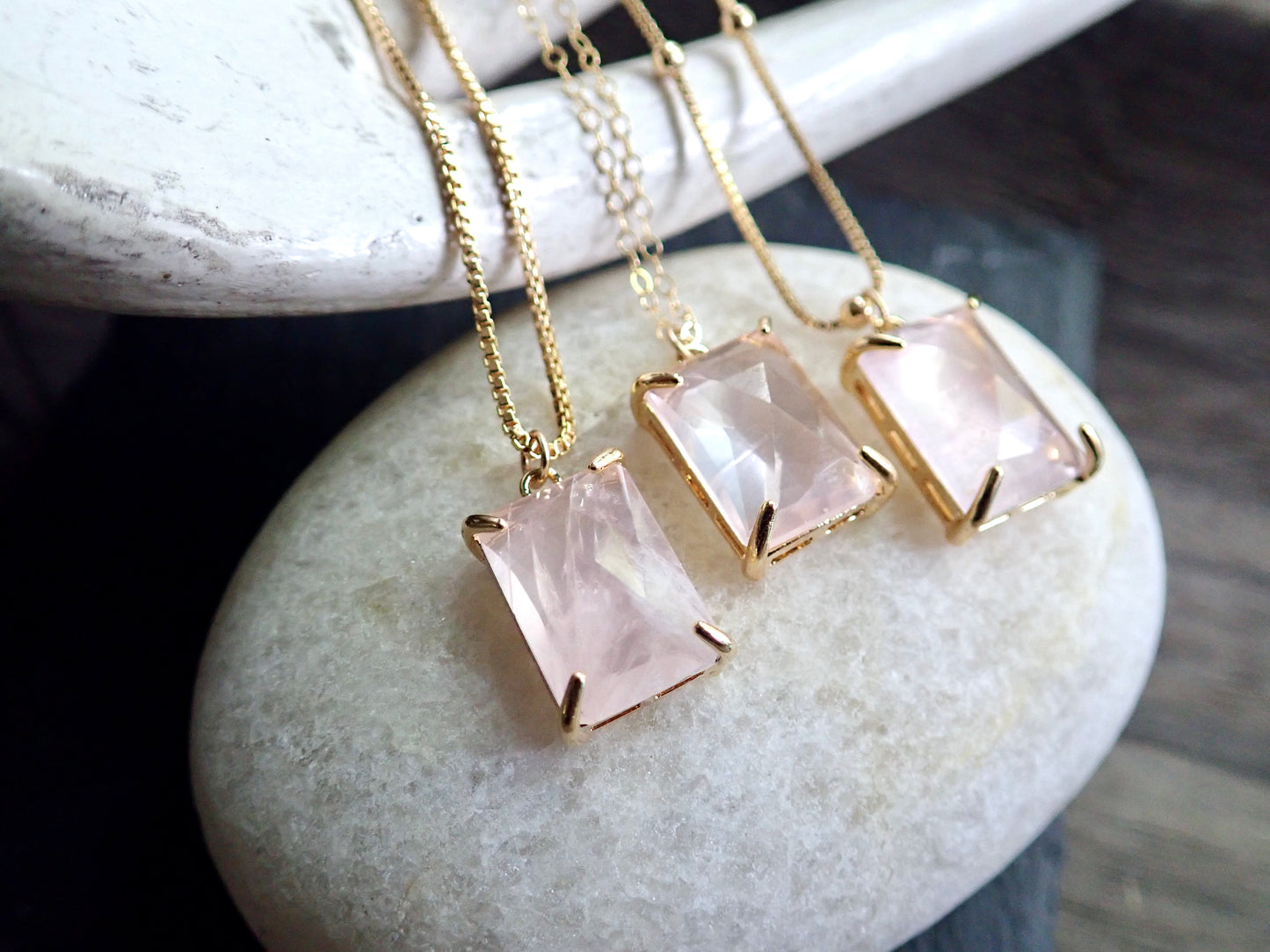 Rosamund Rose Quartz Necklace