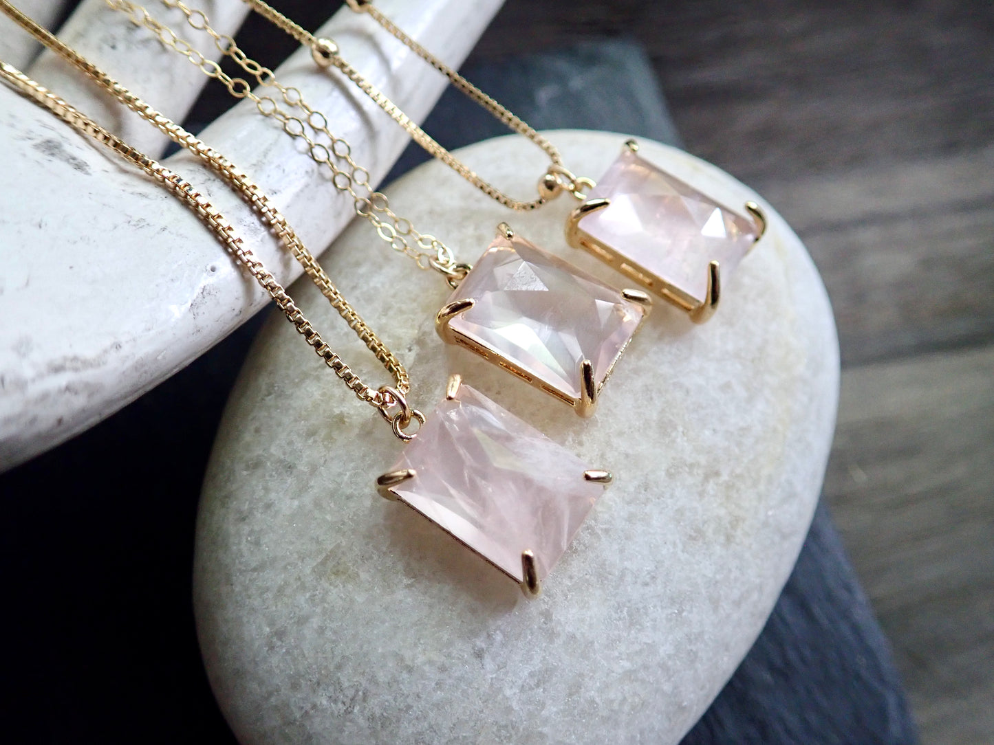 Rosamund Rose Quartz Necklace