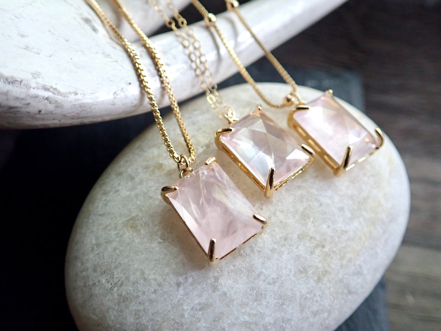 Rosamund Rose Quartz Necklace