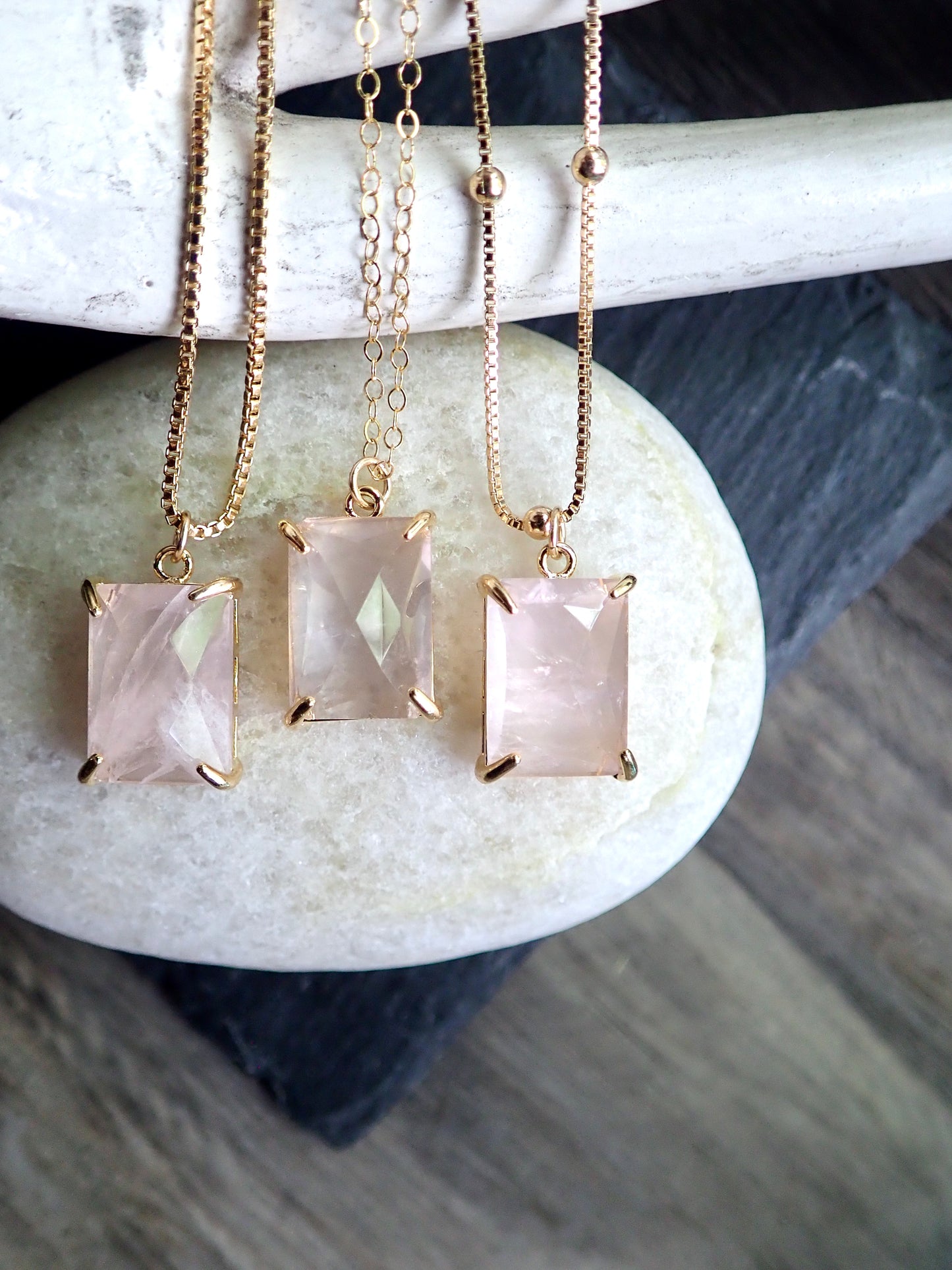 Rosamund Rose Quartz Necklace