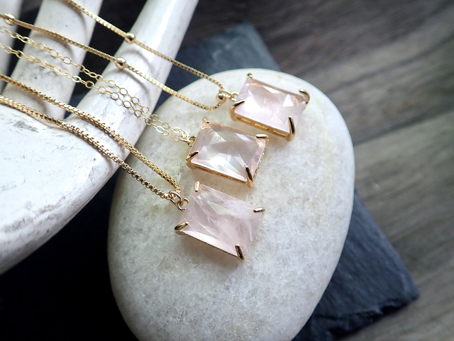 Rosamund Rose Quartz Necklace