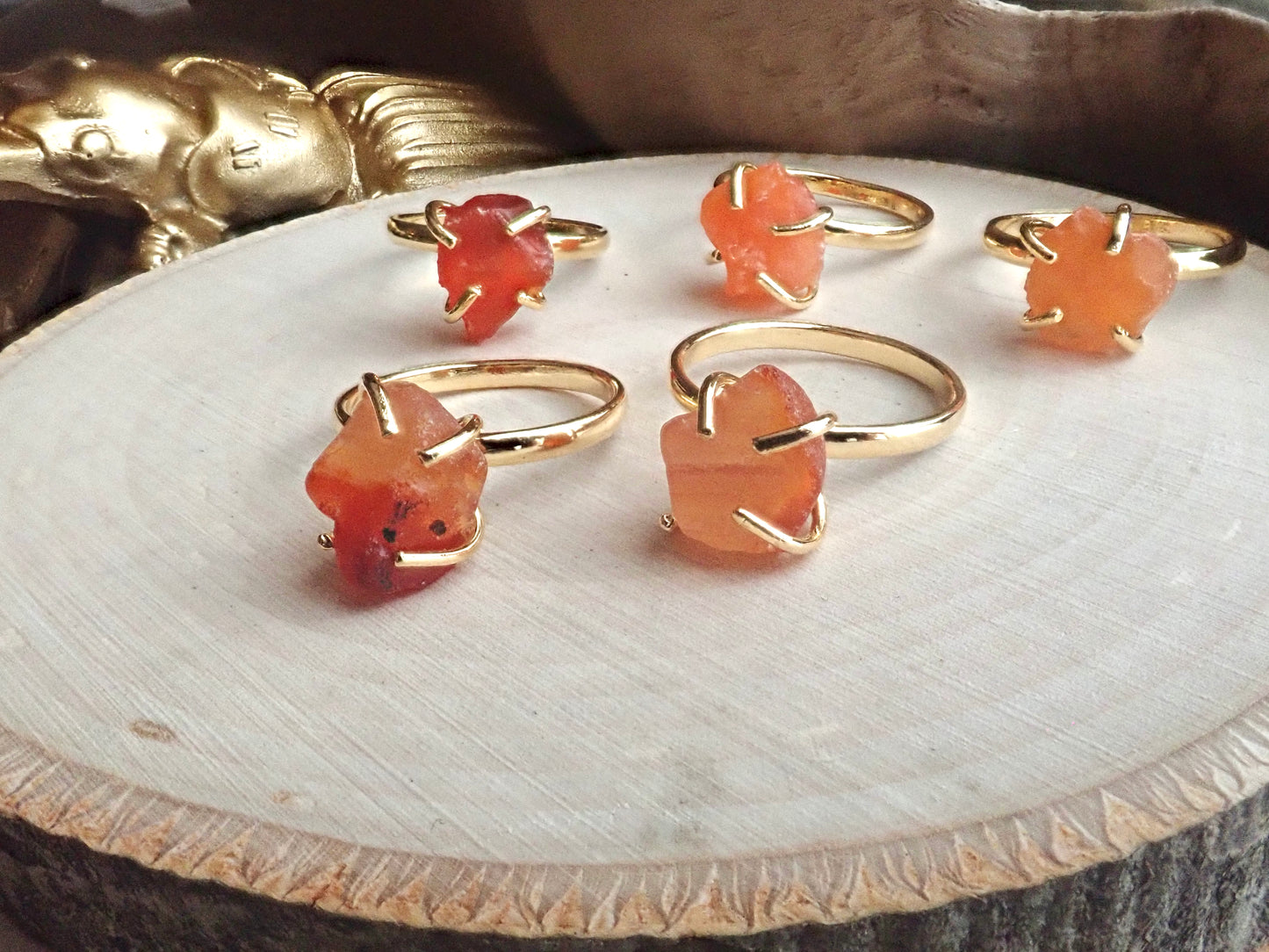 Celeste Carnelian Ring