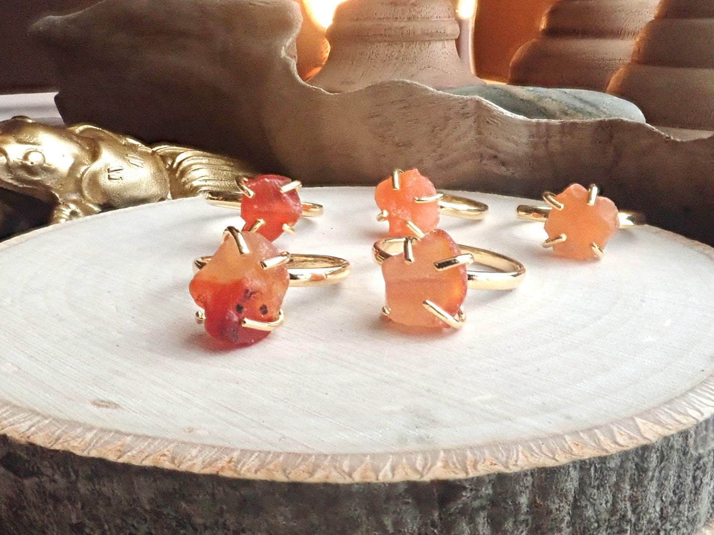 Celeste Carnelian Ring