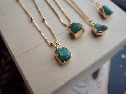 Eos Emerald  Necklace