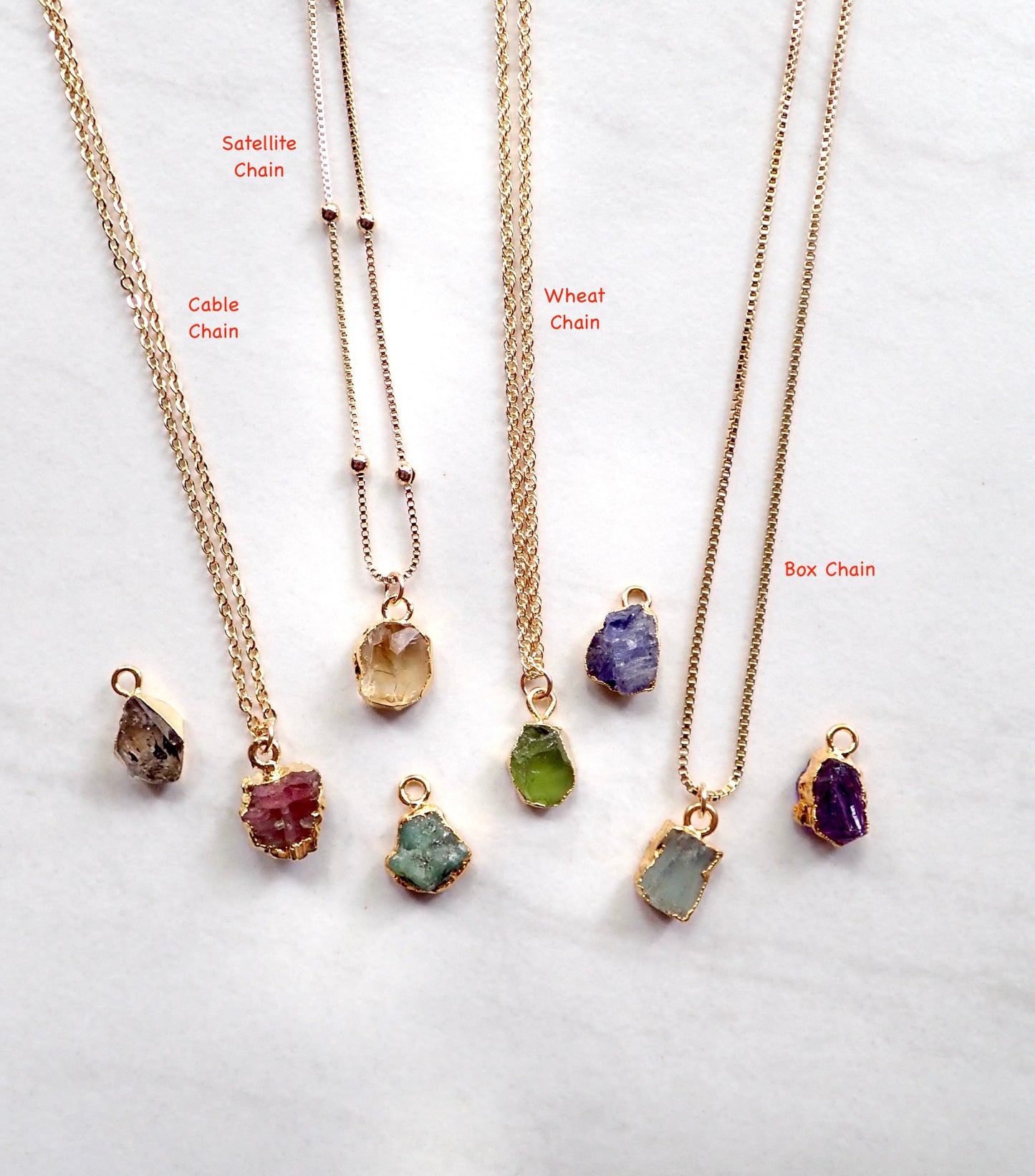 Personalized Birthstone Necklace