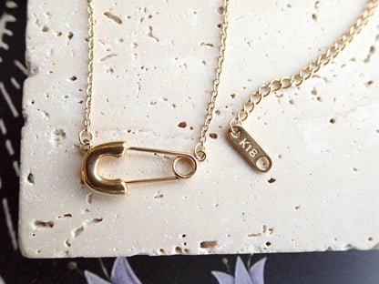 Safety Pin Necklace