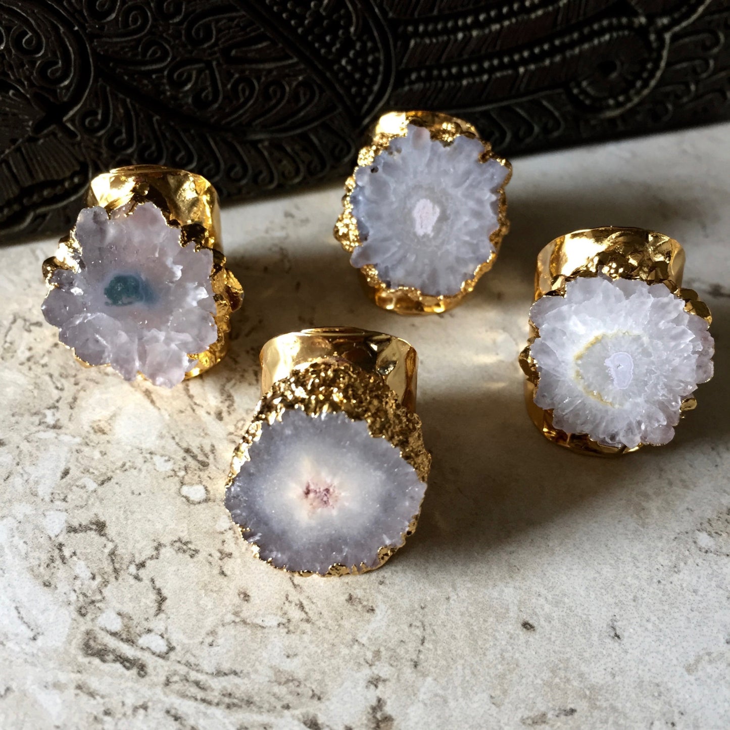 Natura Solar Quartz Ring