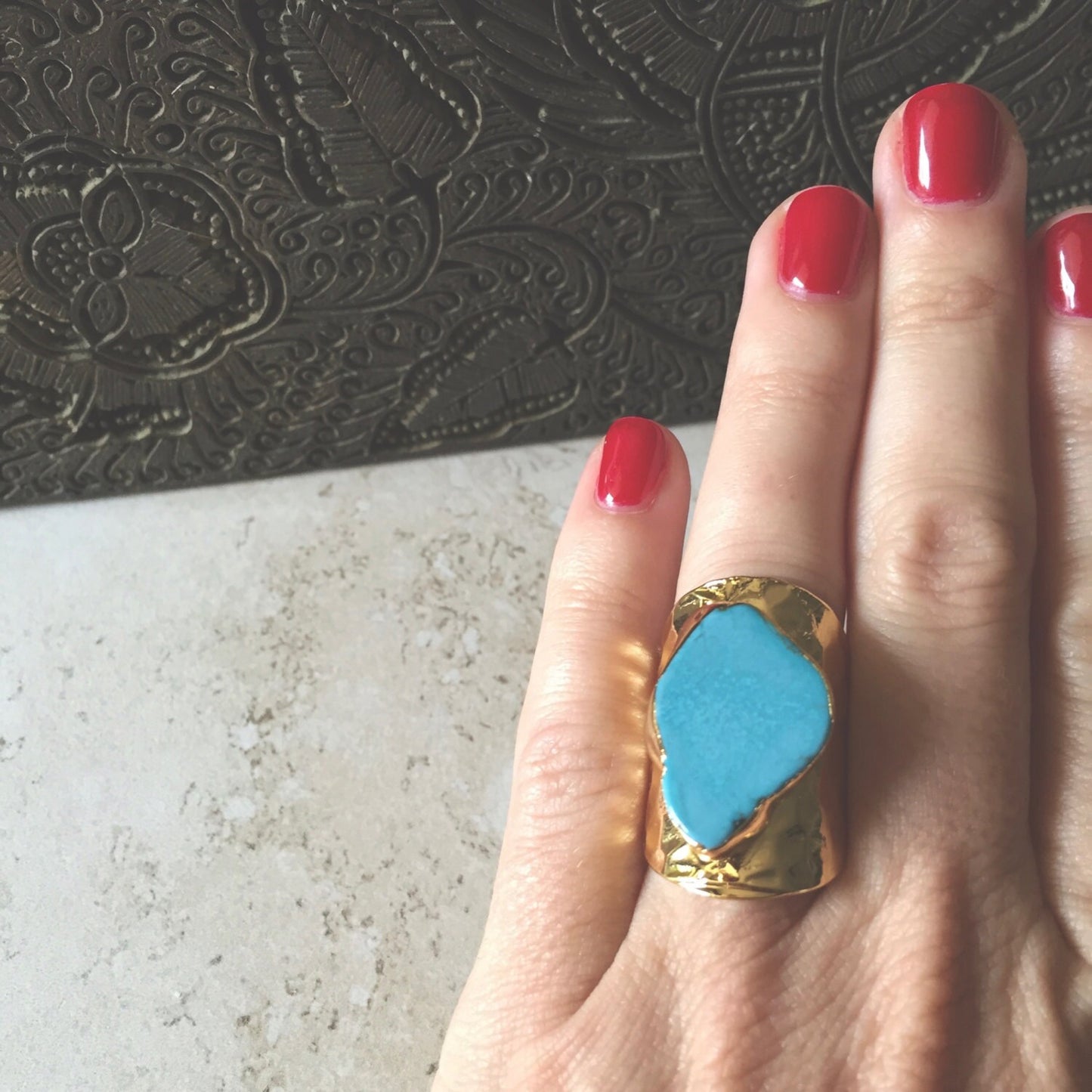 Bizby Turquoise Ring