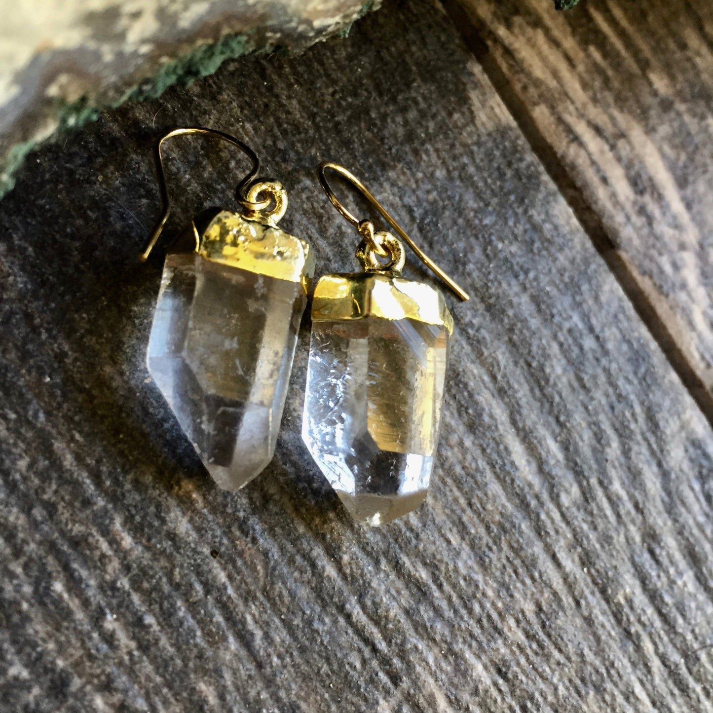 Claro Raw Crystal Earrings