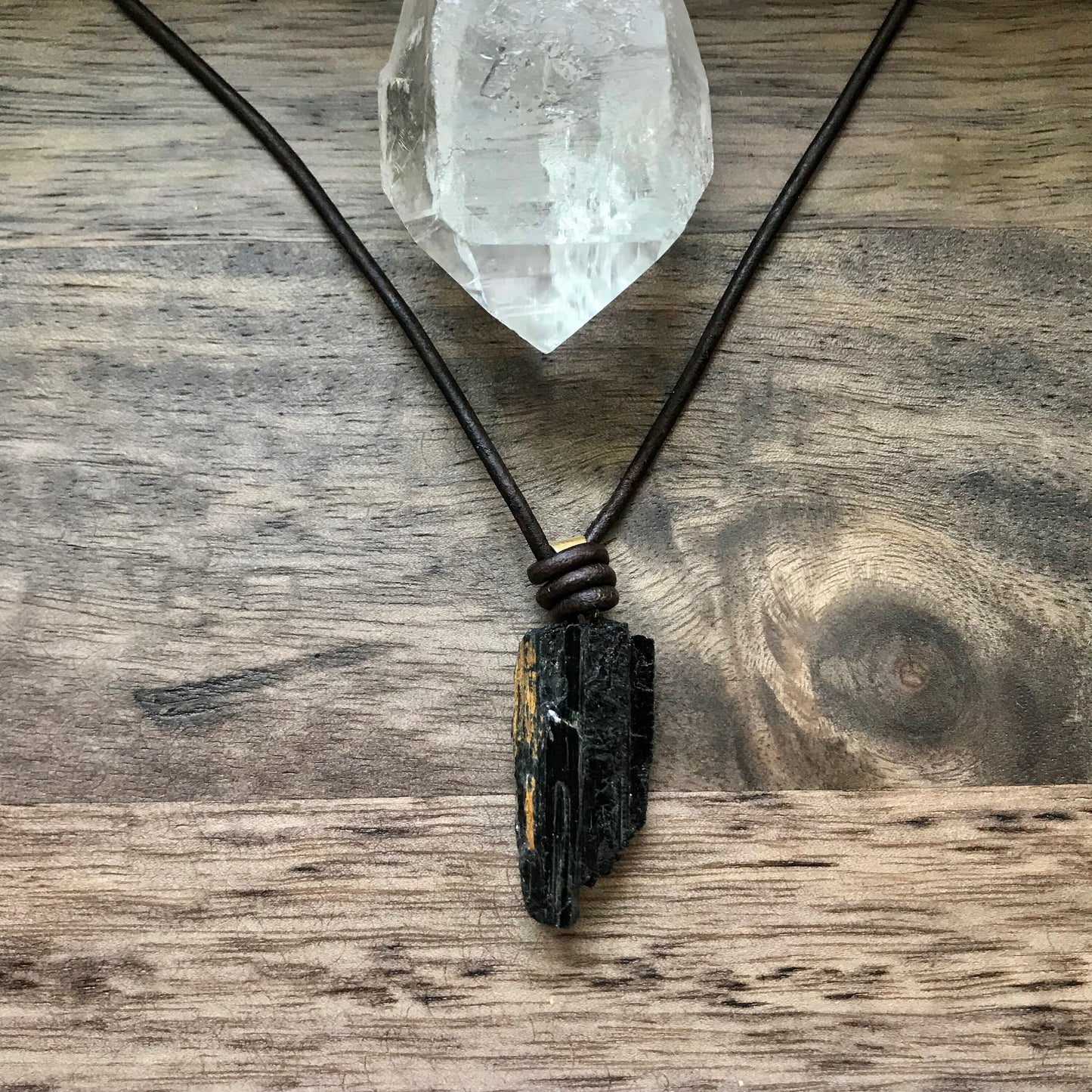 Tetons Black Tourmaline Necklace