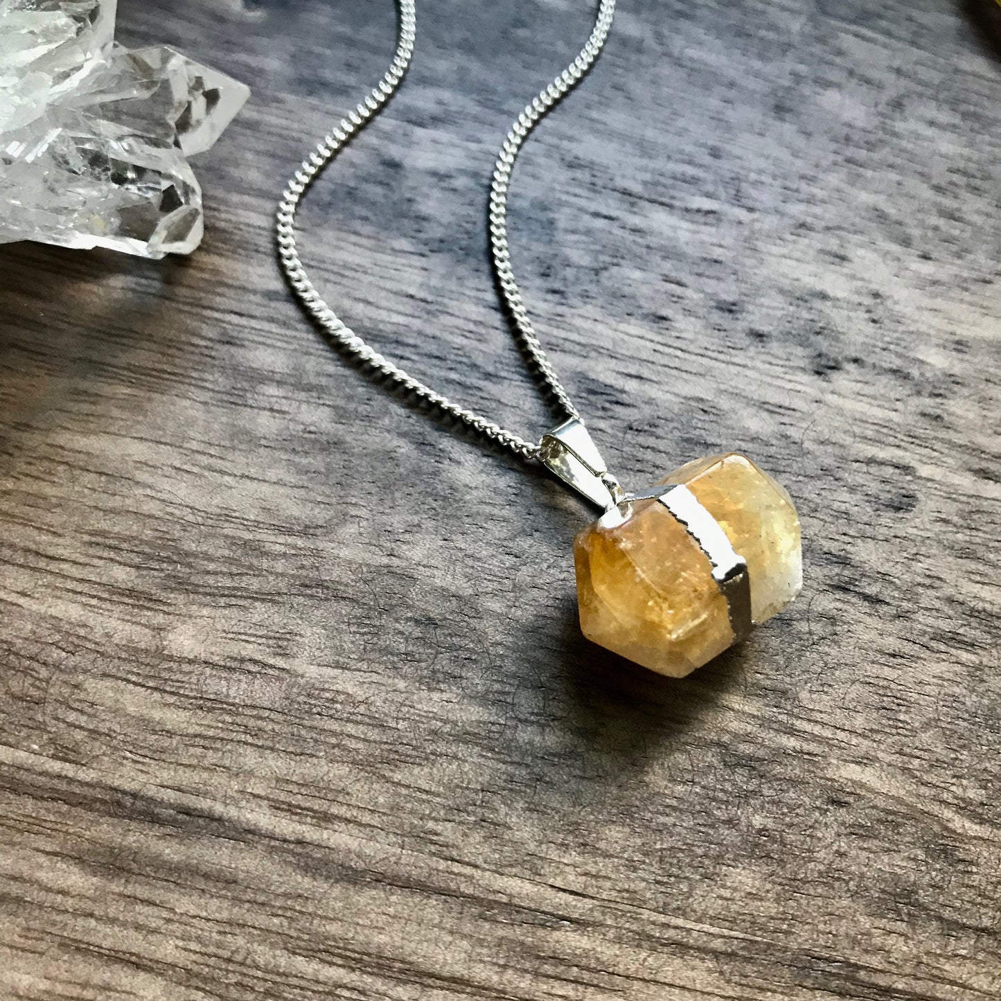 Carly Citrine Necklace