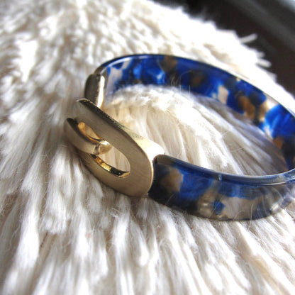 Brandi Blue Tortoise Shell Bracelet