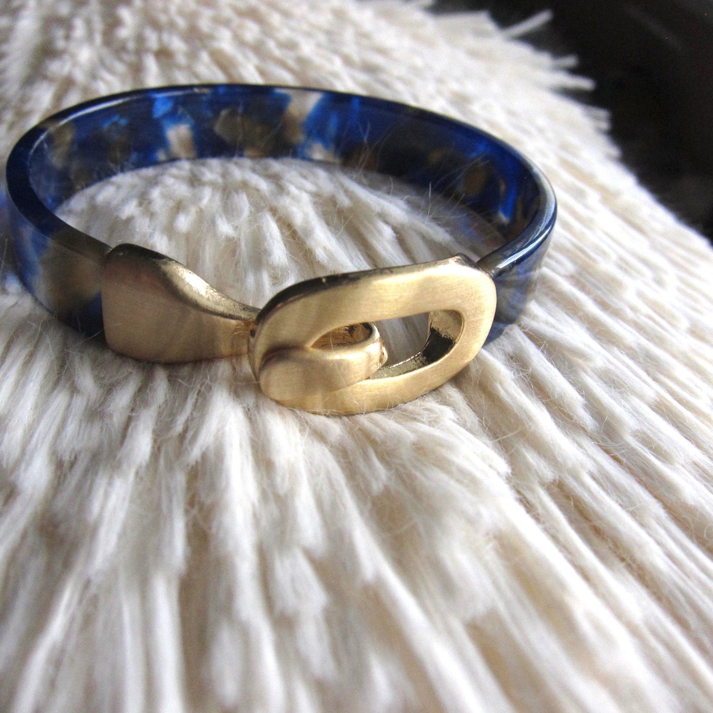 Brandi Blue Tortoise Shell Bracelet