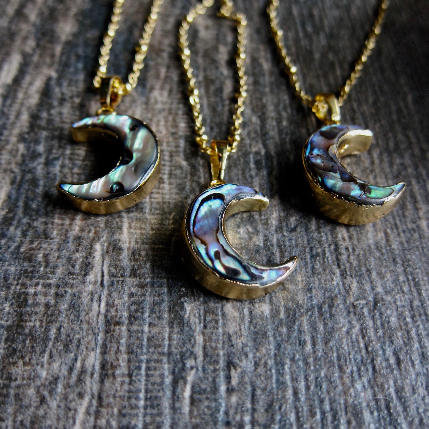 Celeste Crescent Moon Necklace