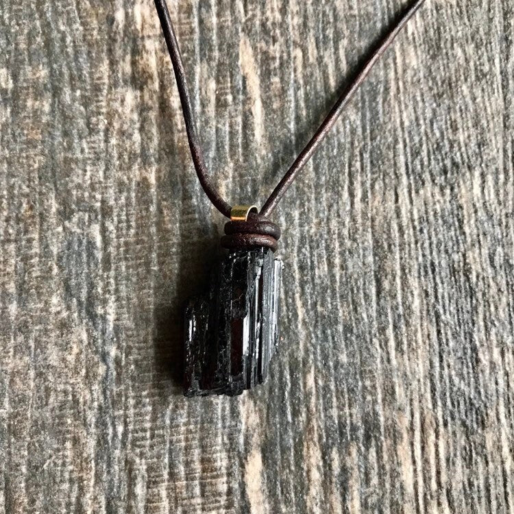 Tetons Black Tourmaline Necklace