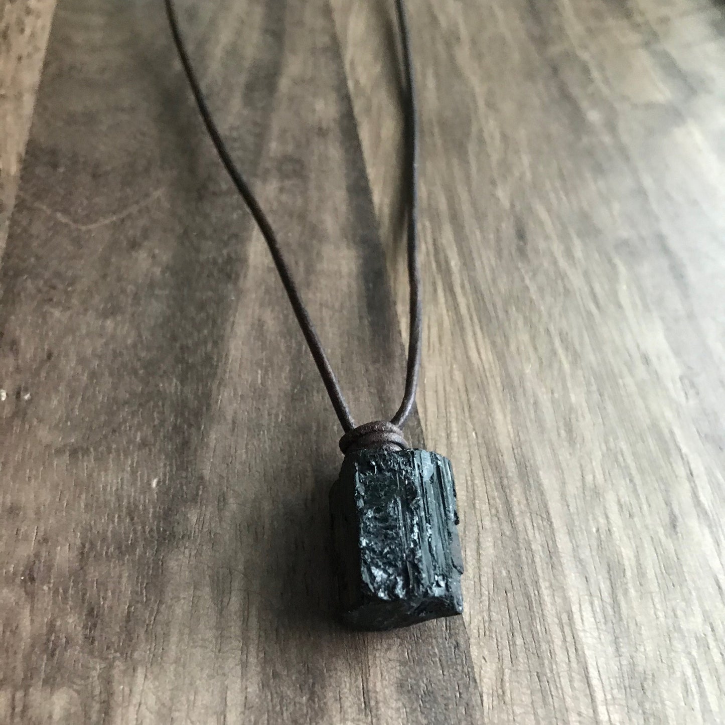 Tetons Black Tourmaline Necklace