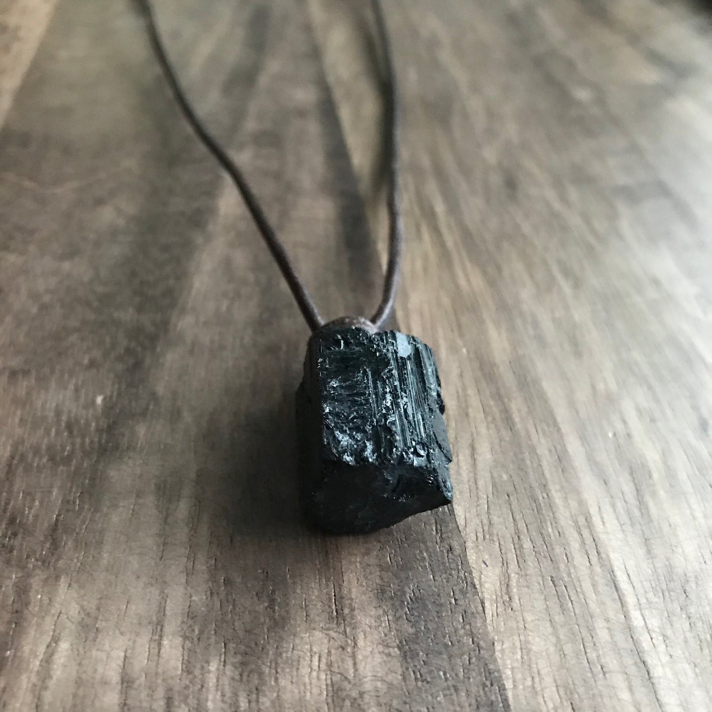 Tetons Black Tourmaline Necklace