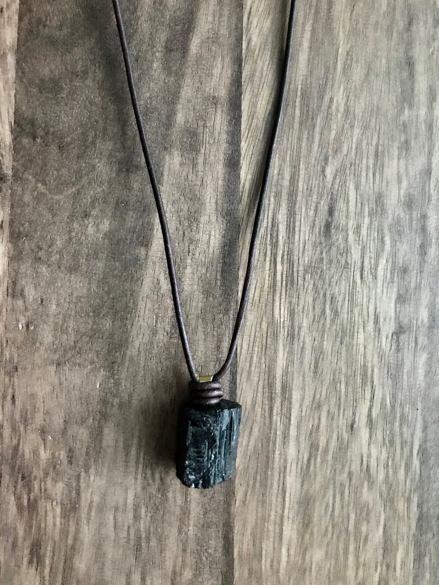 Tetons Black Tourmaline Necklace