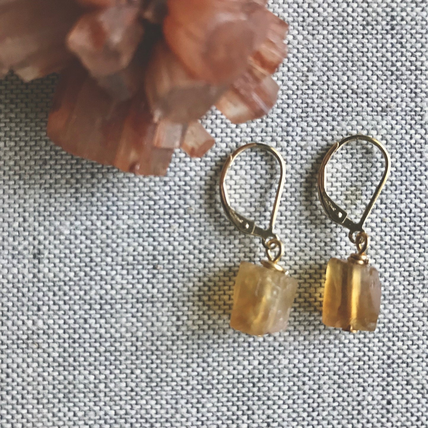 Carmen Citrine Dangle Earrings