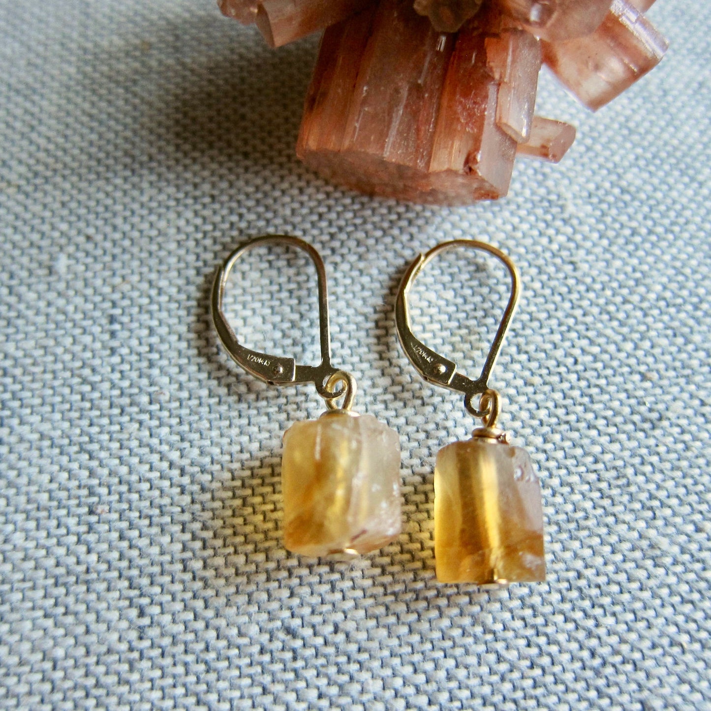 Carmen Citrine Dangle Earrings