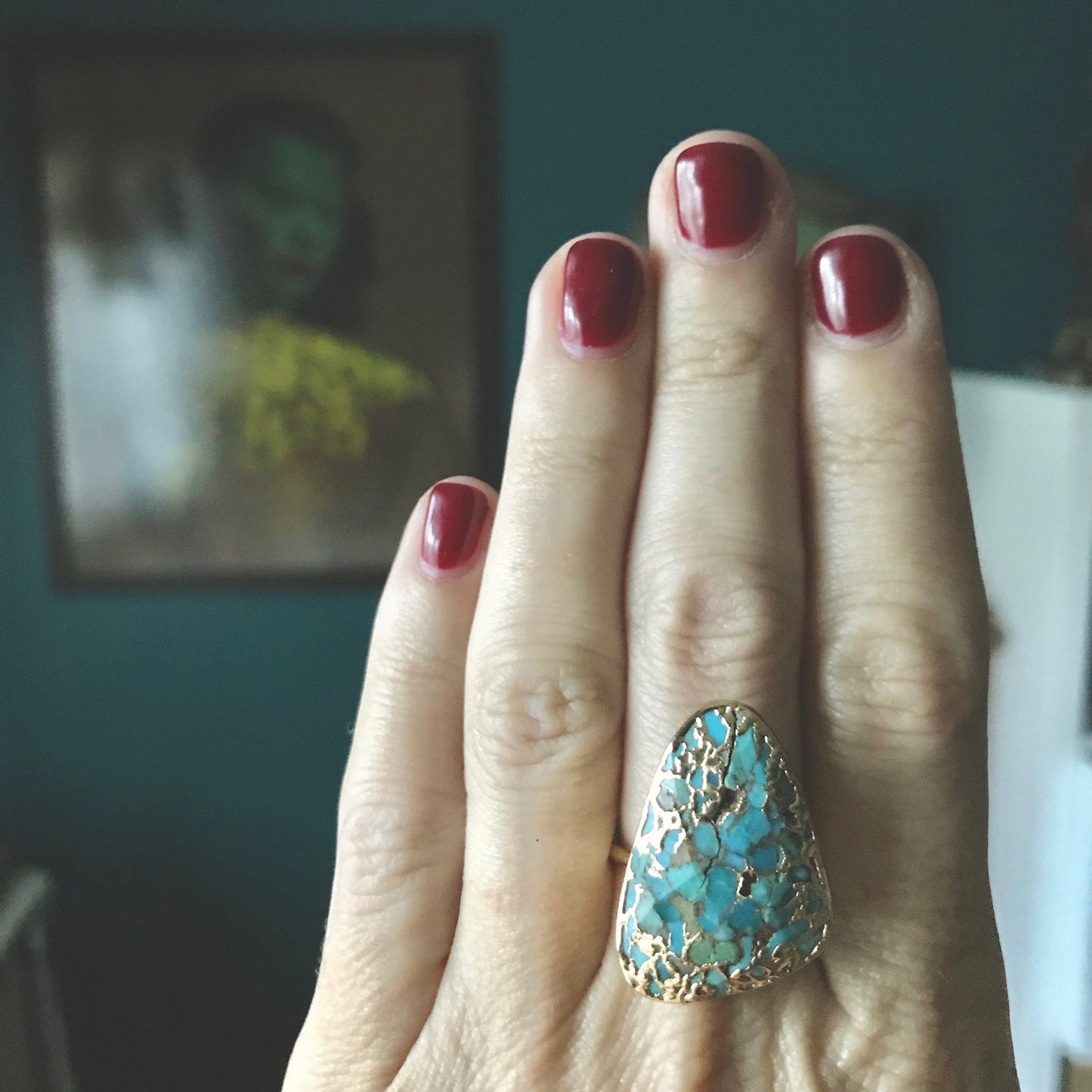 Tully Turquoise Ring