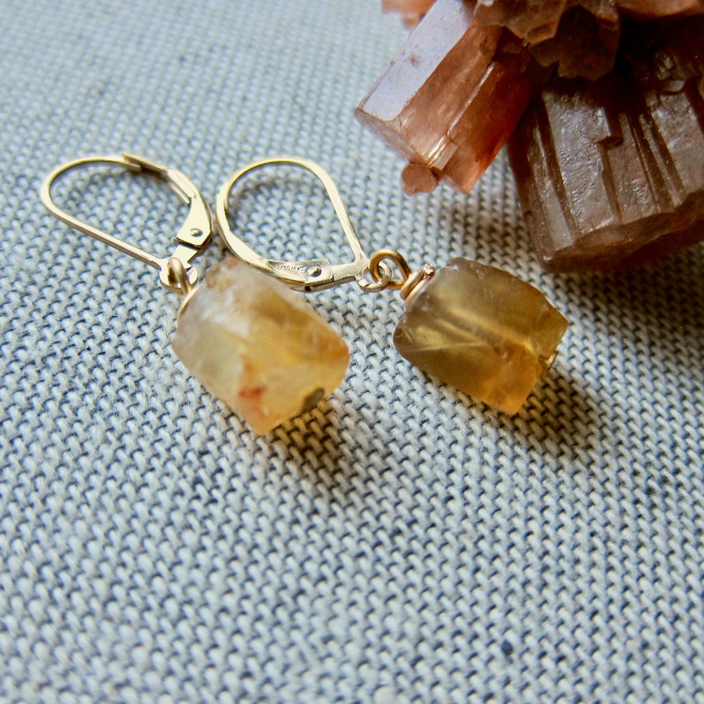 Carmen Citrine Dangle Earrings