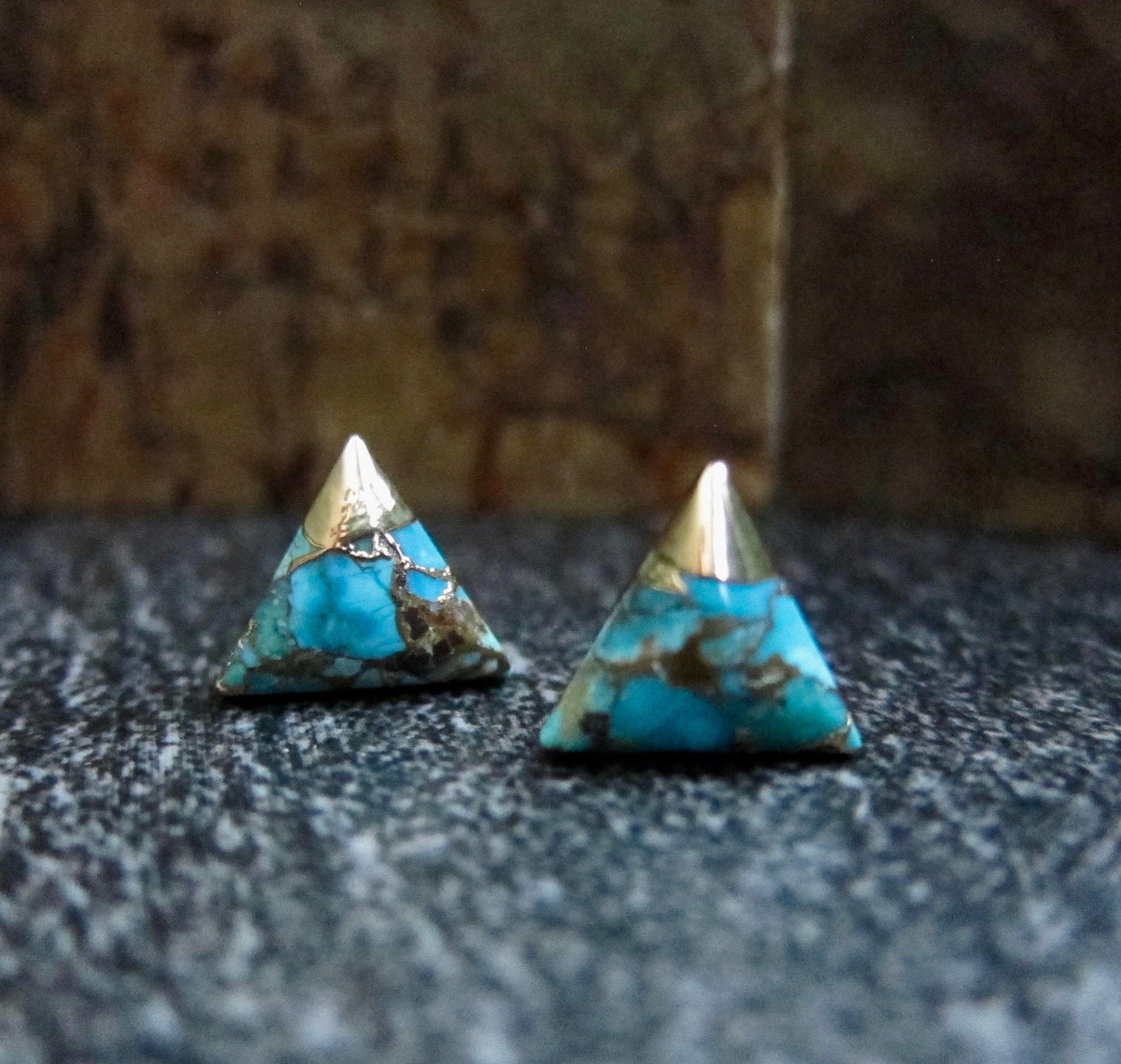 Thebes Turquoise Studs