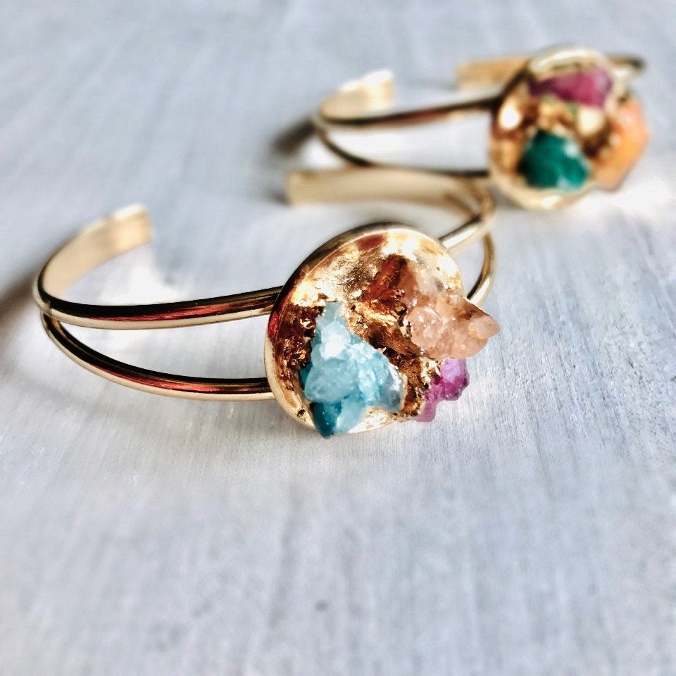 Swarovski Crystal Infinity Rose Gold-Tone Bangle Bracelet | REEDS Jewelers