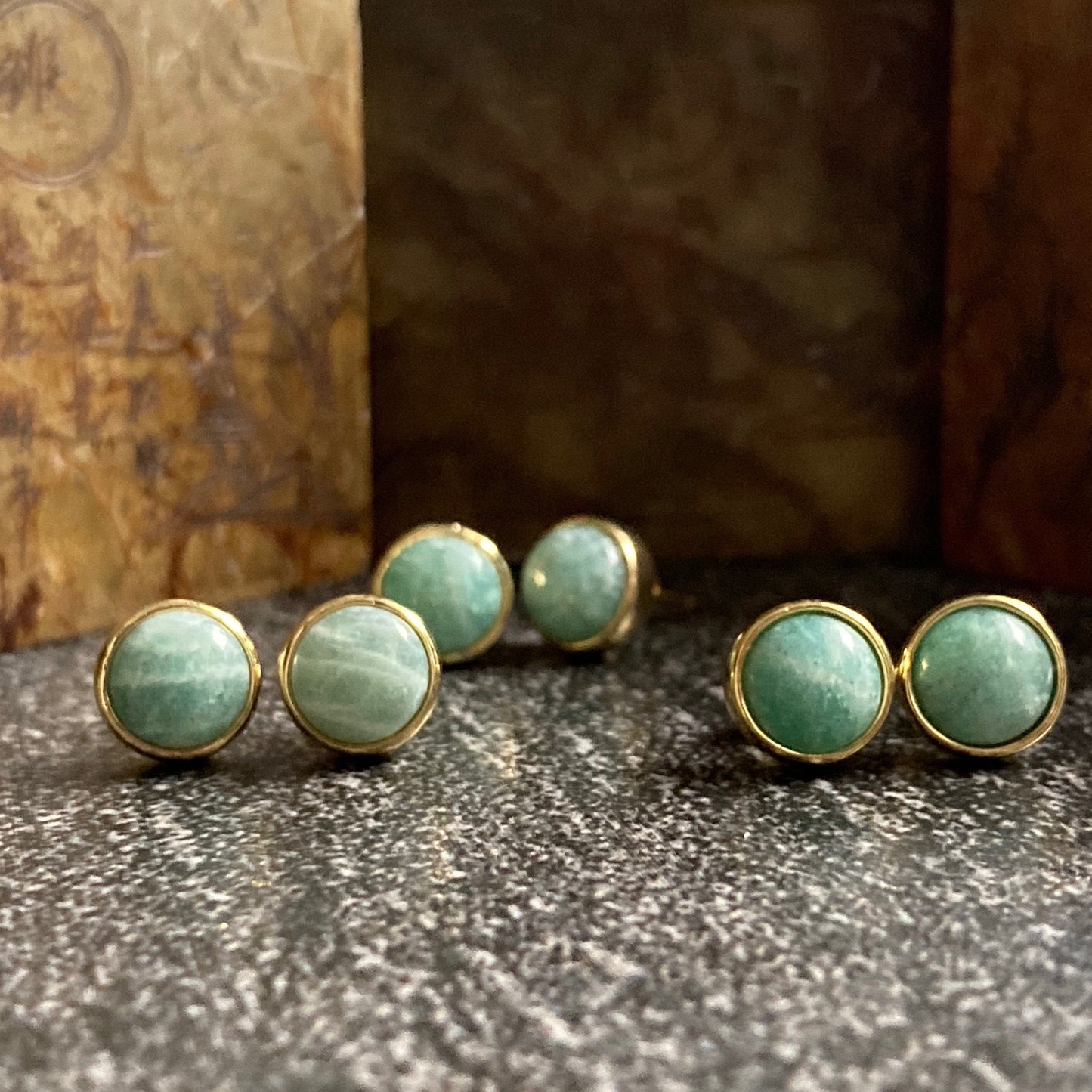 Hippolyta Amazonite Earrings