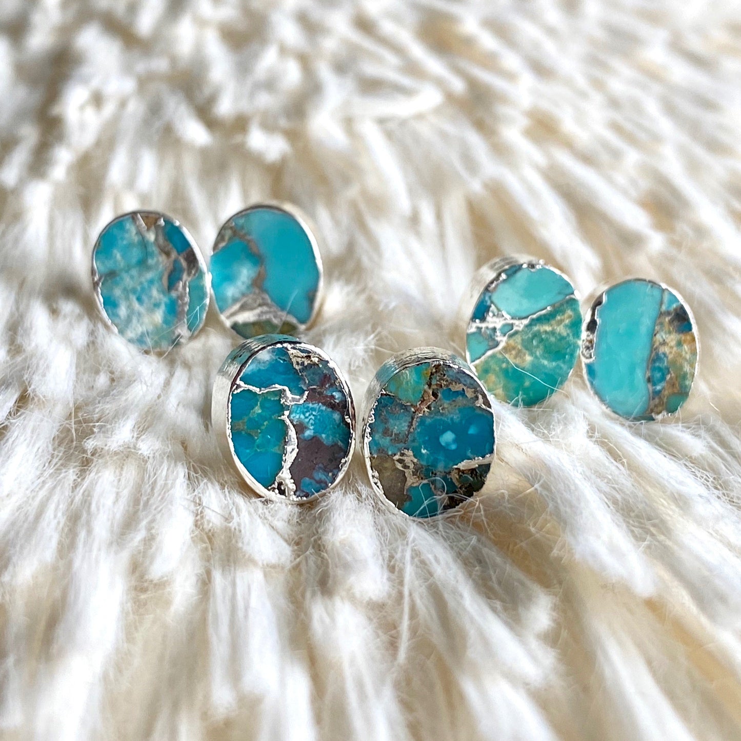 Tahoe Turquoise Studs