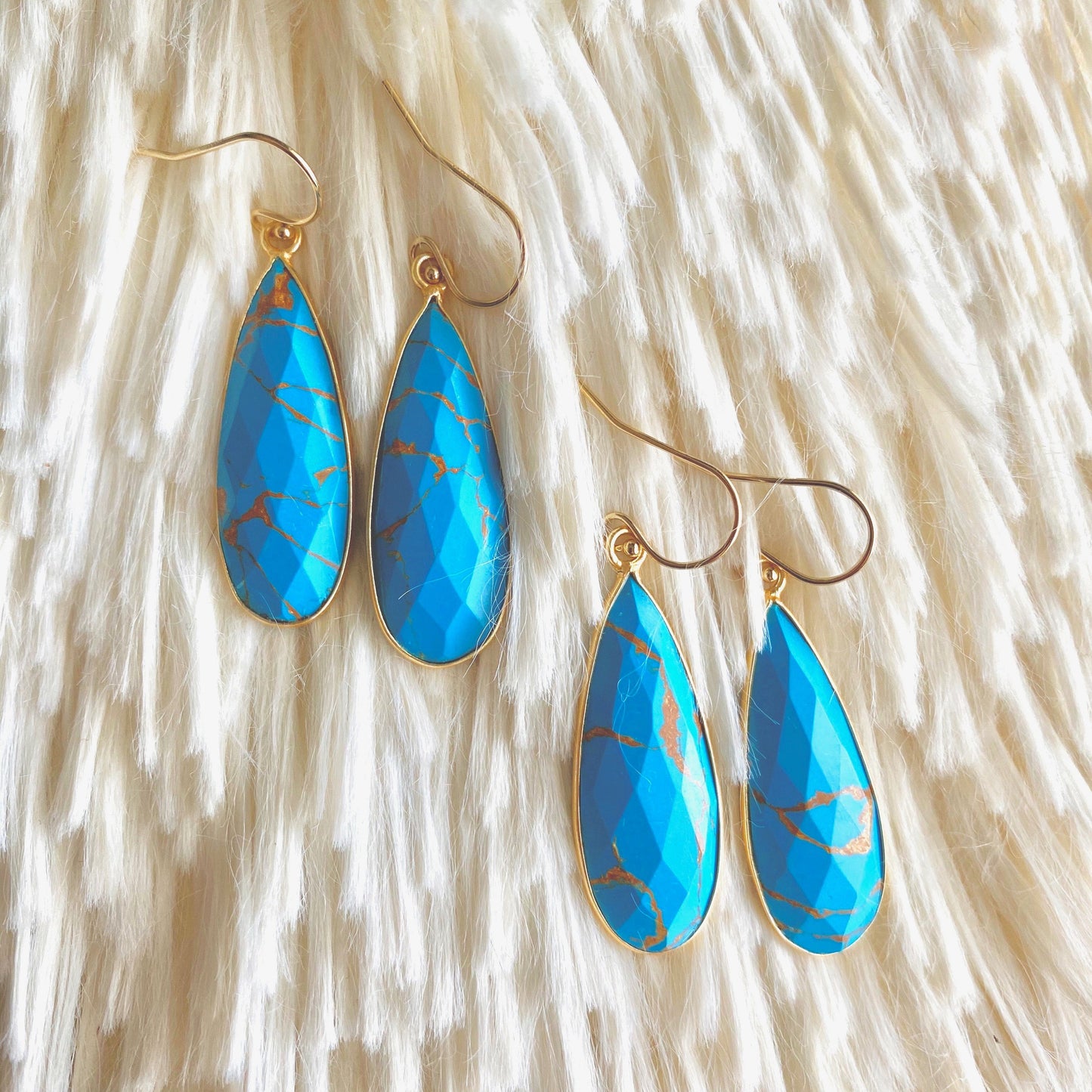 So True Blue Turquoise Dangles