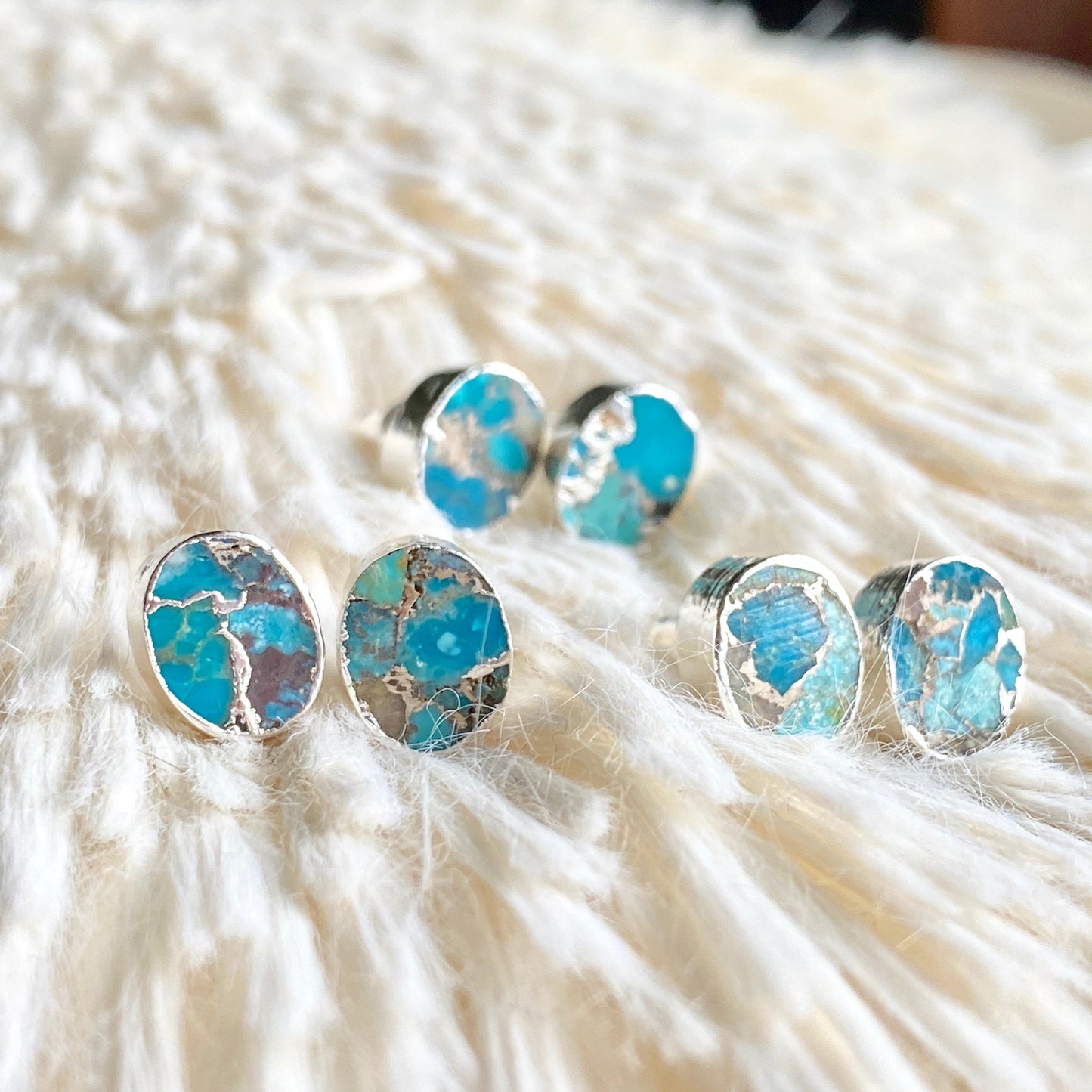 Tahoe Turquoise Studs