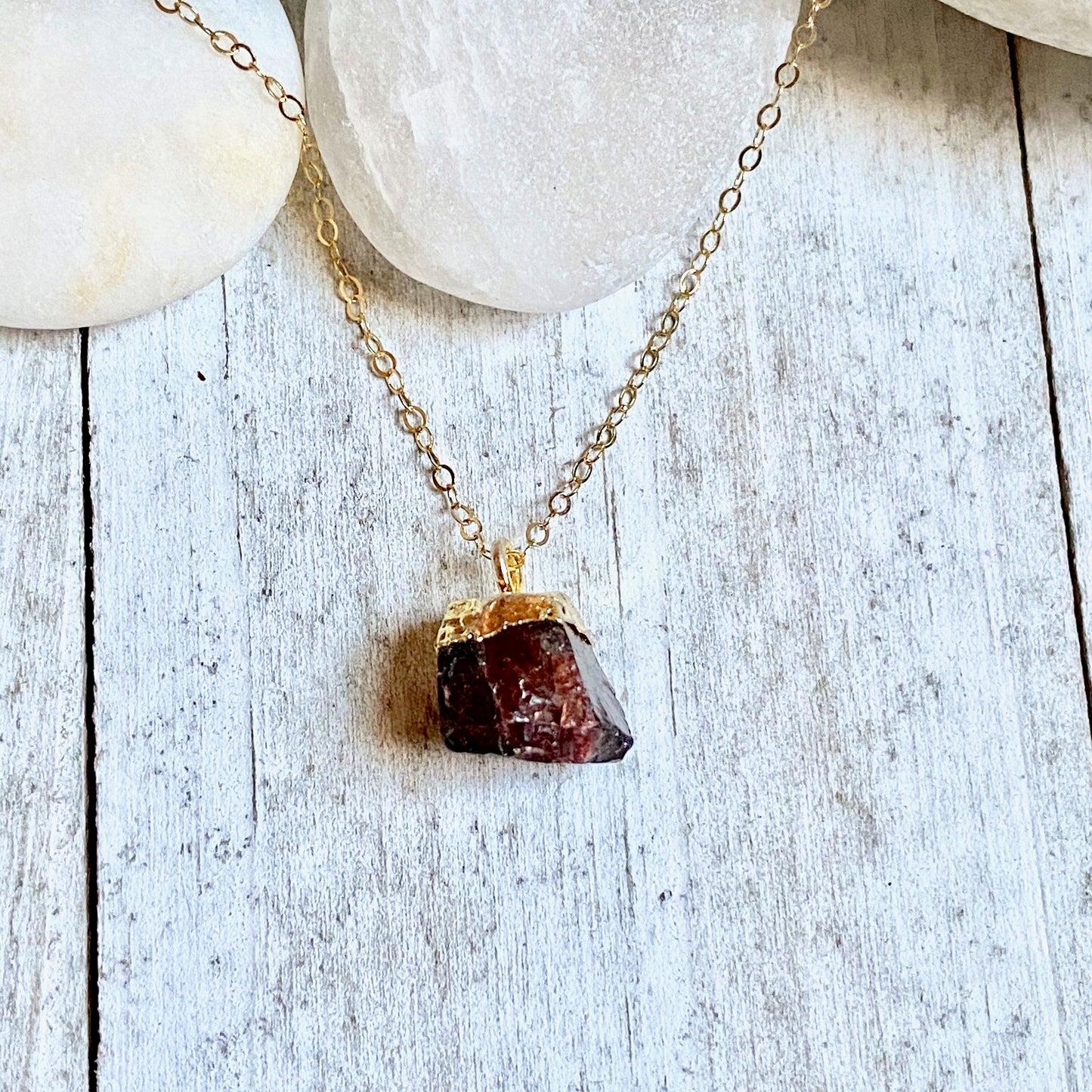 Granita Garnet Necklace