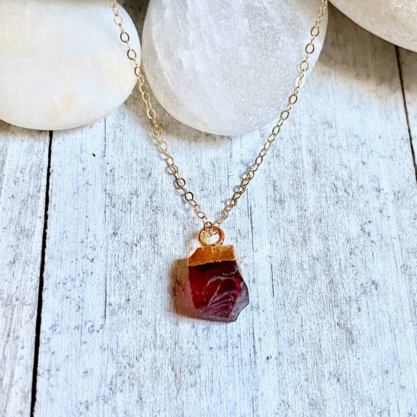 Granita Garnet Necklace