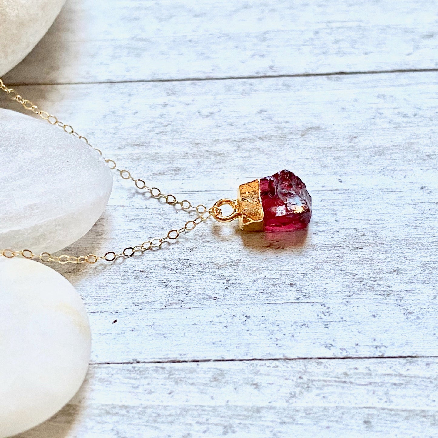 Granita Garnet Necklace