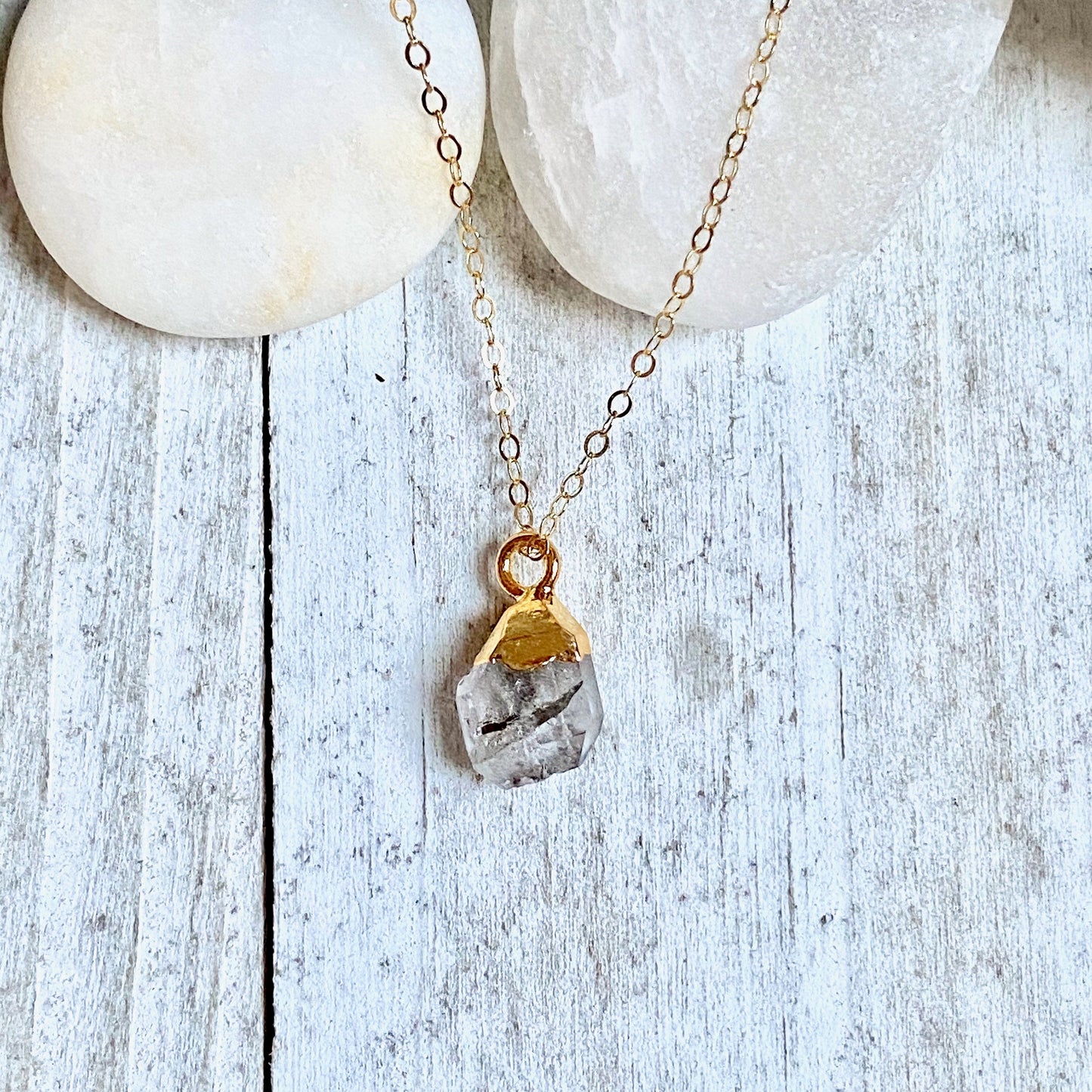 Henrietta Herkimer Diamond Necklace