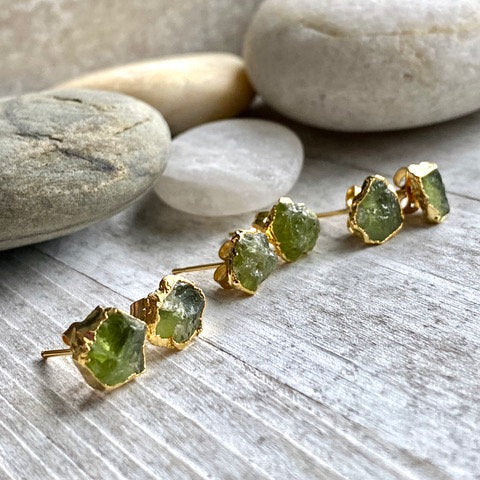 Palisades Peridot Stud Earrings