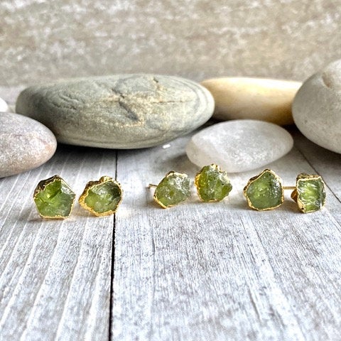 Palisades Peridot Stud Earrings