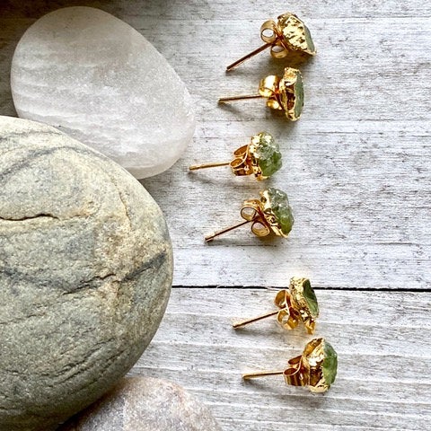 Palisades Peridot Stud Earrings