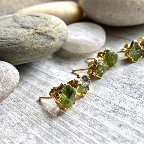 Palisades Peridot Stud Earrings