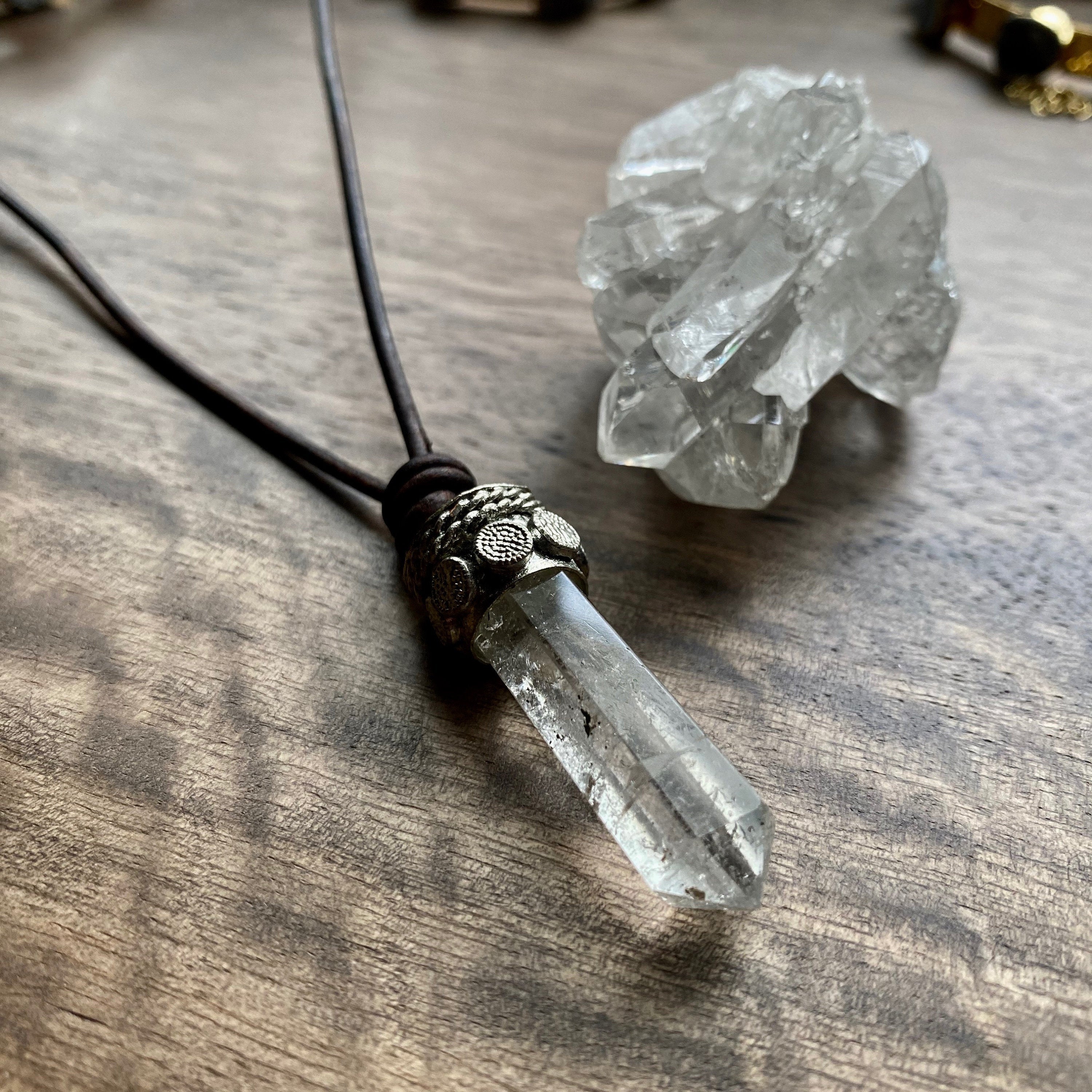 Bullet Quartz Necklace - Master healing stone with a twist – Sound As Ever