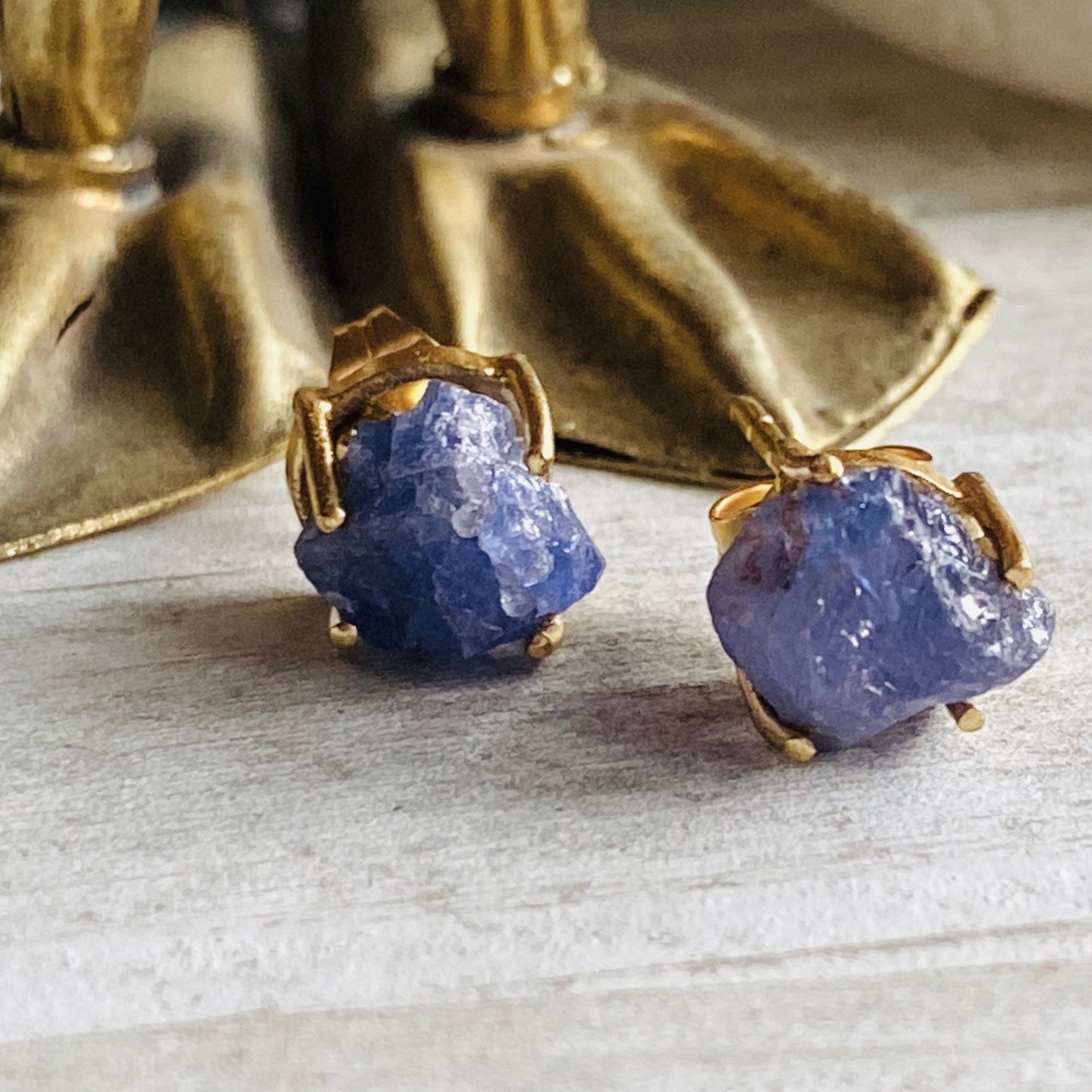 Tallulah Tanzanite Stud Earrings