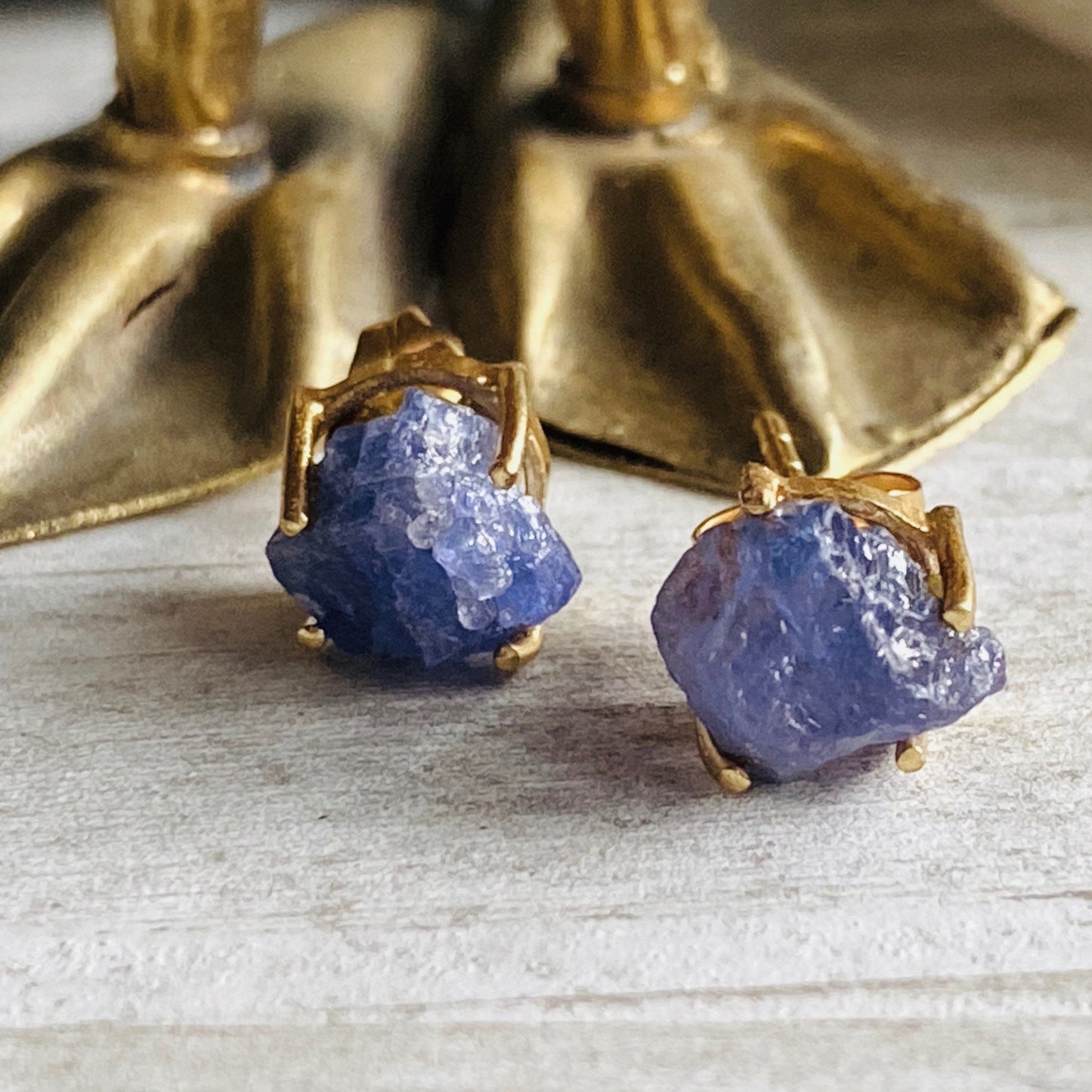 Tallulah Tanzanite Stud Earrings