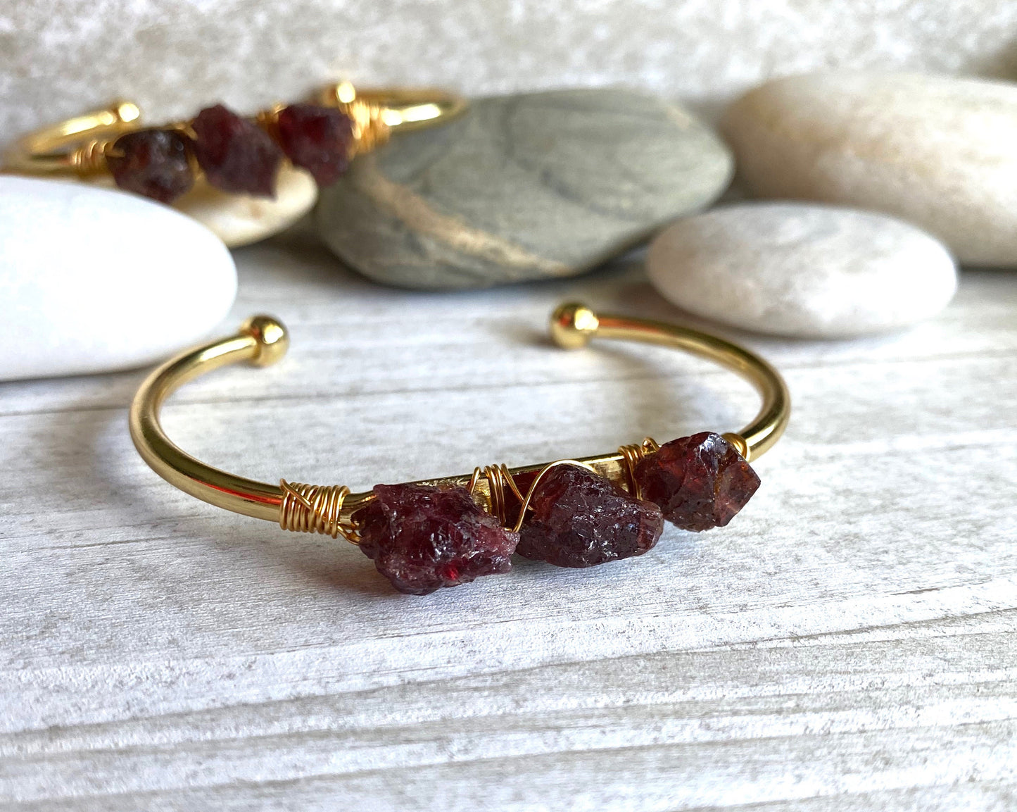 Glendale Garnet Bracelet