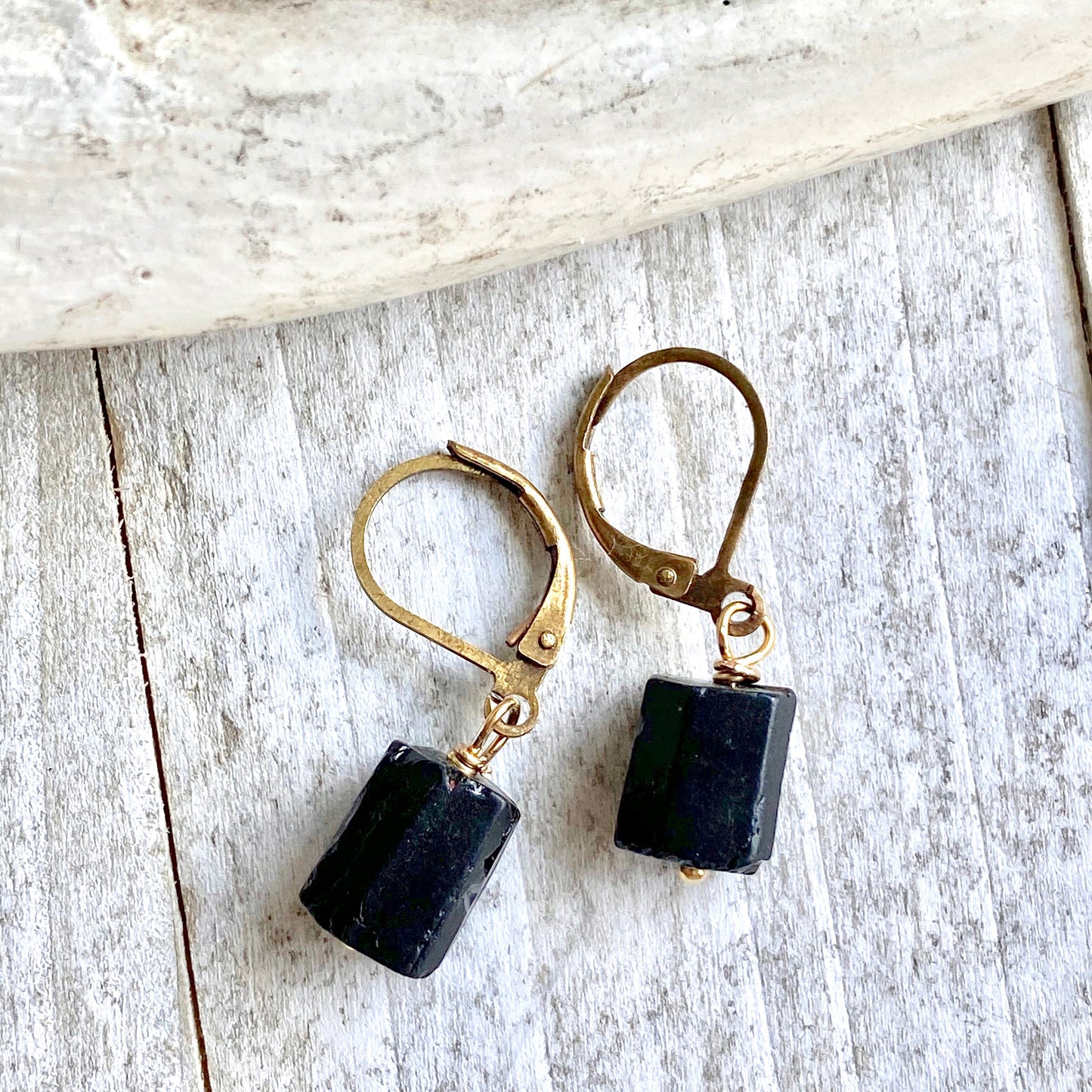 Benjin Black Tourmaline Earrings