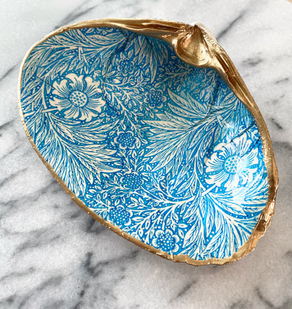 Blue Floral Ring Dish